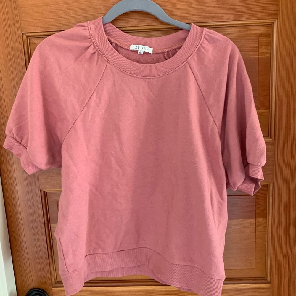 Z Supply Tops | Z Supply Sweatshirt - Short Sleeve- Springtime staple